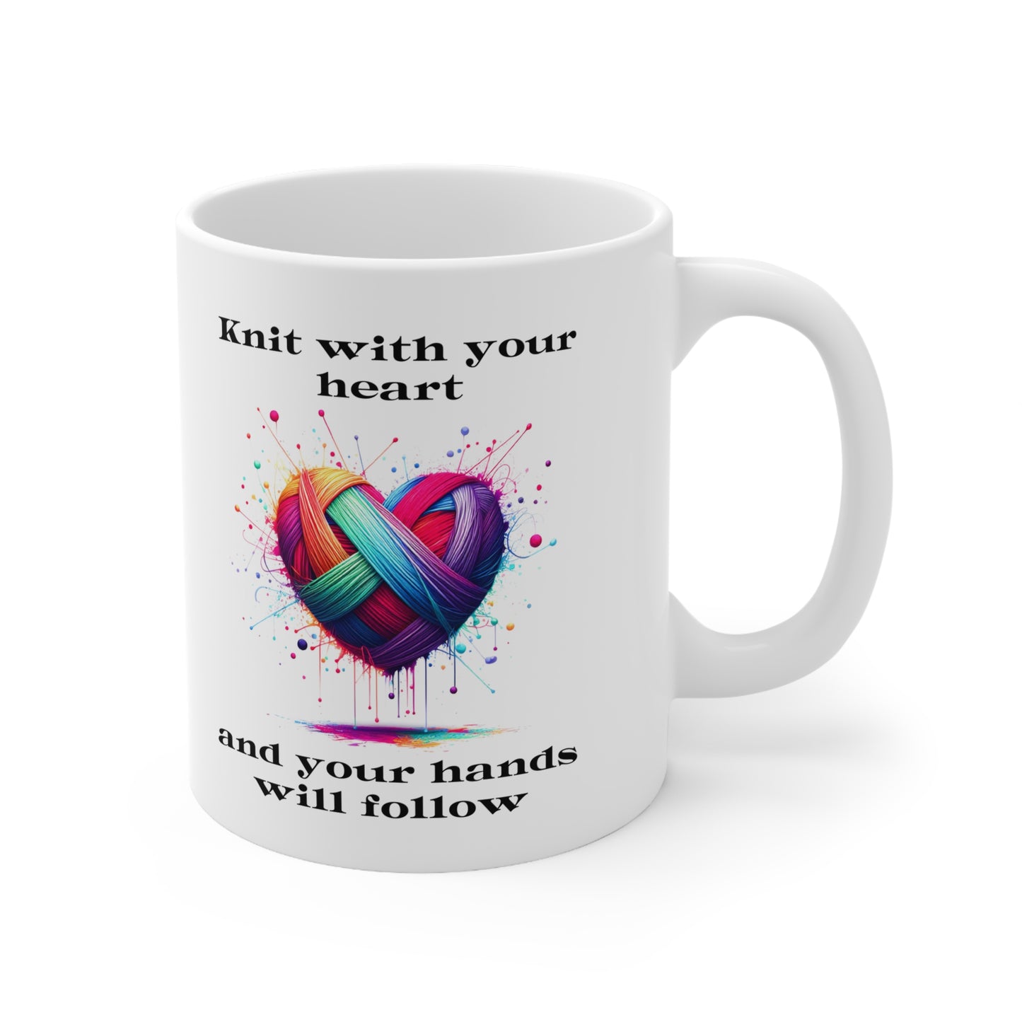 Yarn Mug, Mug for Knitter, Knitting Quote Mug, Tea Mug Custom, Knitting Guild Gift Mug, Gift for Knitter, Fun Quote Mug, Secret Santa Gift,