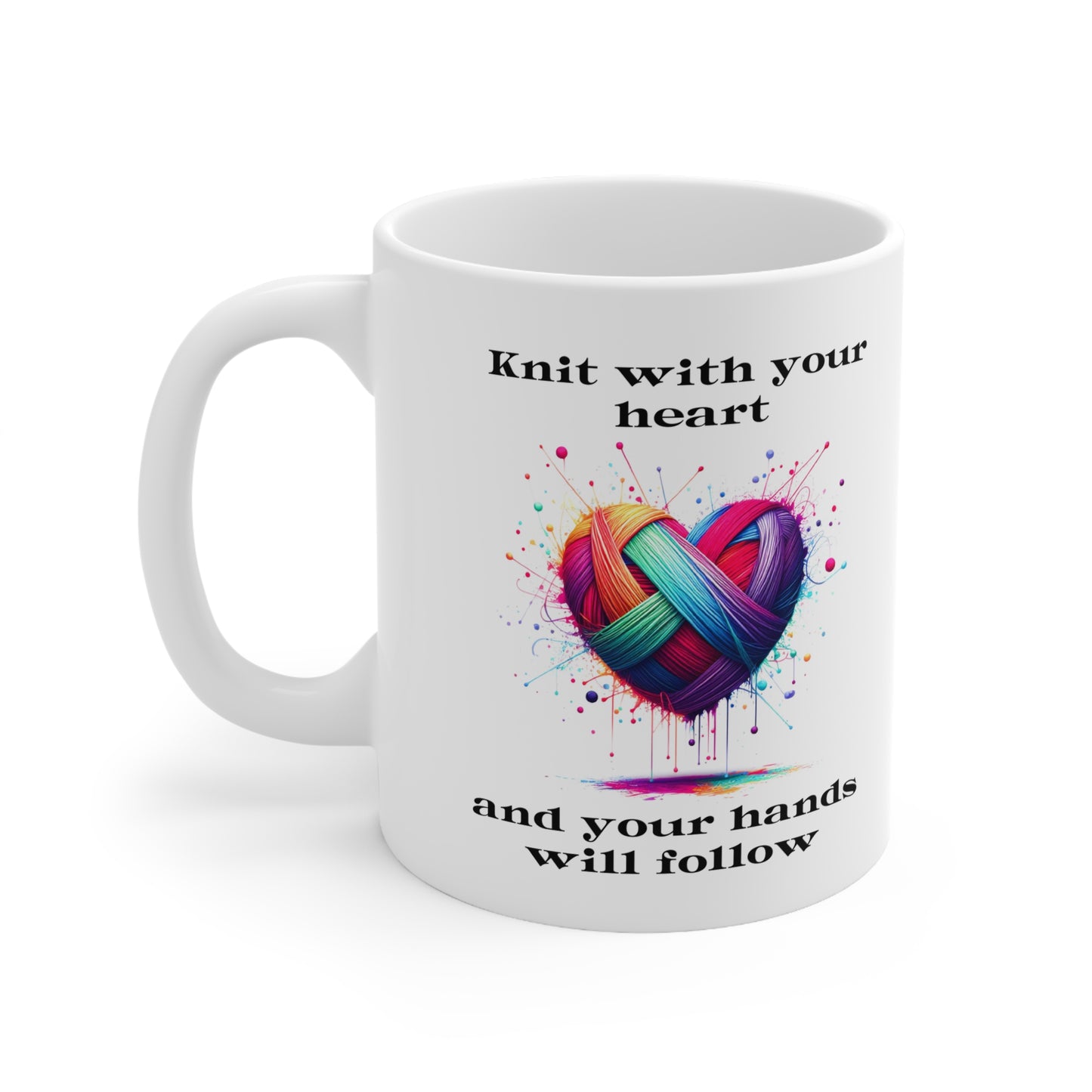 Yarn Mug, Mug for Knitter, Knitting Quote Mug, Tea Mug Custom, Knitting Guild Gift Mug, Gift for Knitter, Fun Quote Mug, Secret Santa Gift,