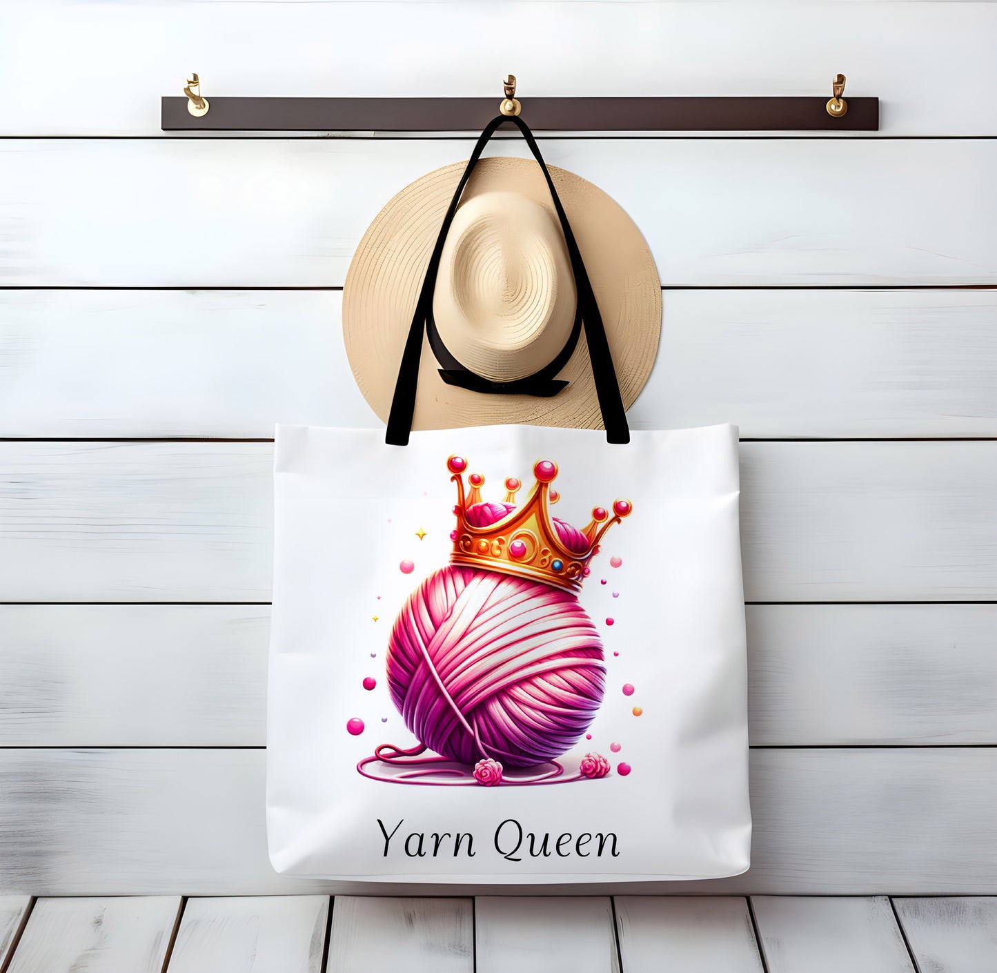 Yarn Queen Tote Bag, Available in 3 Sizes